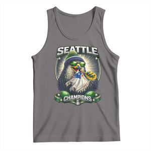 Seattle Champions Fan Pride Tank Top Football Fan Gift TS12 Deep Heather Print Your Wear