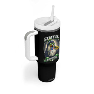 Seattle Champions Fan Pride Tumbler With Handle Football Fan Gift TS12 Print Your Wear