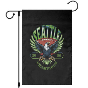 Seattle Champions Fan Pride Garden Flag Gift For Football Lovers TS12 Black Print Your Wear