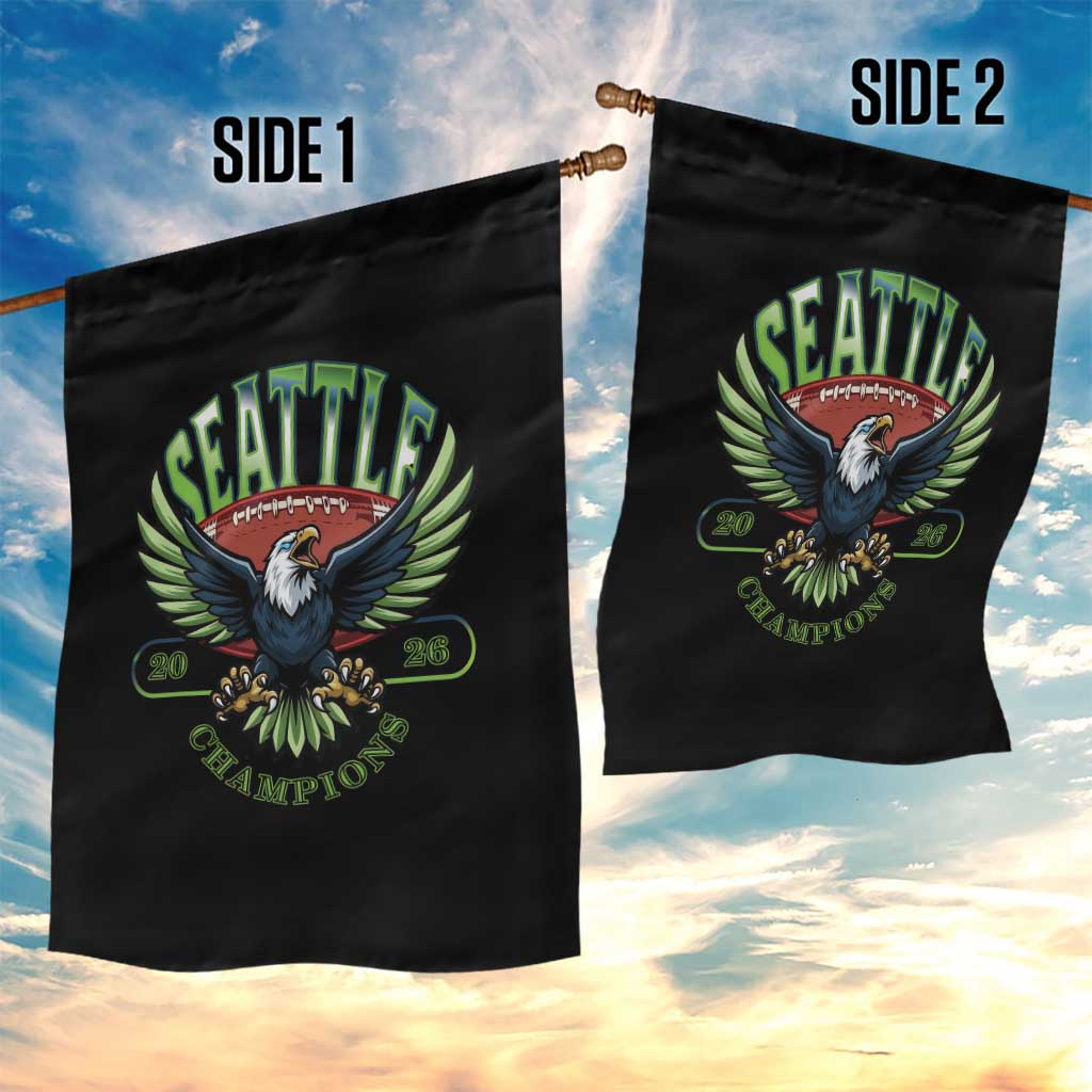 Seattle Champions Fan Pride Garden Flag Gift For Football Lovers TS12 Print Your Wear