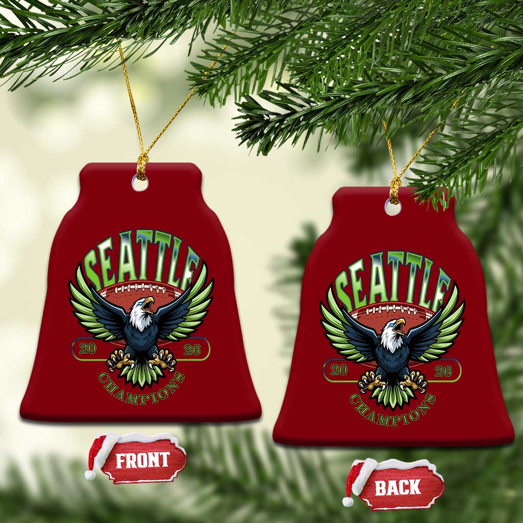 Seattle Champions Fan Pride Ceramic Ornament Gift For Football Lovers TS12 Print Your Wear