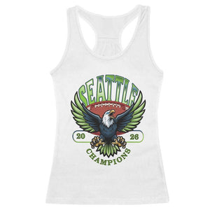 Seattle Champions Fan Pride Racerback Tank Top Gift For Football Lovers TS12 White Print Your Wear