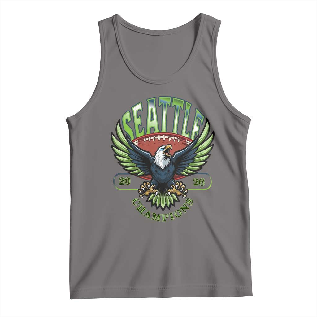 Seattle Champions Fan Pride Tank Top Gift For Football Lovers TS12 Deep Heather Print Your Wear