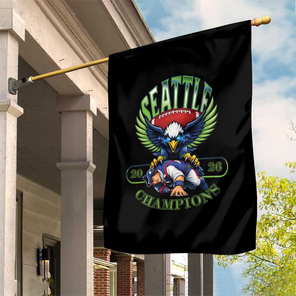 Funny Champion Seattle Dominates New England Garden Flag 12s Fan Pride TS12 Print Your Wear