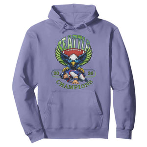 Funny Champion Seattle Dominates New England Hoodie 12s Fan Pride TS12 Violet Print Your Wear