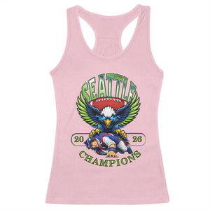 Funny Champion Seattle Dominates New England Racerback Tank Top 12s Fan Pride TS12 Light Pink Print Your Wear