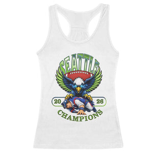 Funny Champion Seattle Dominates New England Racerback Tank Top 12s Fan Pride TS12 White Print Your Wear