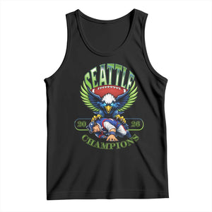 Funny Champion Seattle Dominates New England Tank Top 12s Fan Pride TS12 Black Print Your Wear