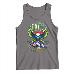 Funny Champion Seattle Dominates New England Tank Top 12s Fan Pride TS12 Deep Heather Print Your Wear