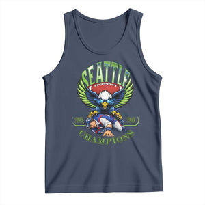 Funny Champion Seattle Dominates New England Tank Top 12s Fan Pride TS12 Navy Print Your Wear