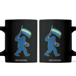 Bigfoot Seattle Sports Fan Coffee Mug Sasquatch 12s Pride Gift TS12 Black Print Your Wear