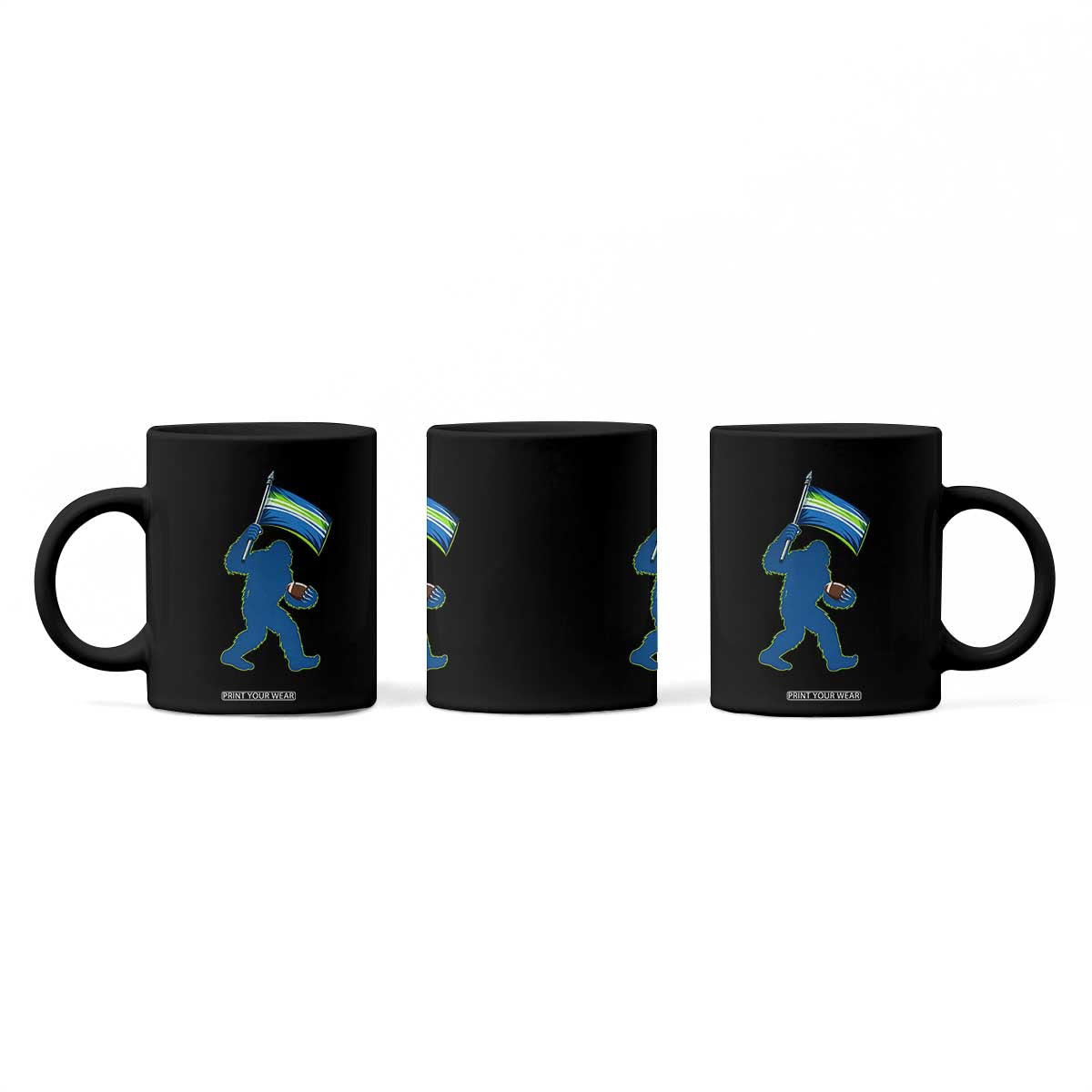 Bigfoot Seattle Sports Fan Coffee Mug Sasquatch 12s Pride Gift TS12 Print Your Wear