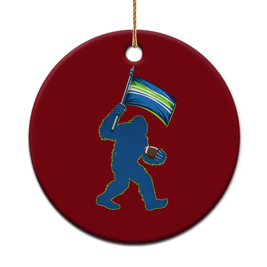 Bigfoot Seattle Sports Fan Ceramic Ornament Sasquatch 12s Pride Gift TS12 1pc Red Print Your Wear