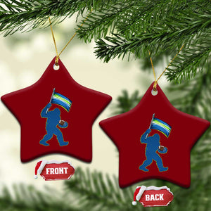 Bigfoot Seattle Sports Fan Ceramic Ornament Sasquatch 12s Pride Gift TS12 Print Your Wear