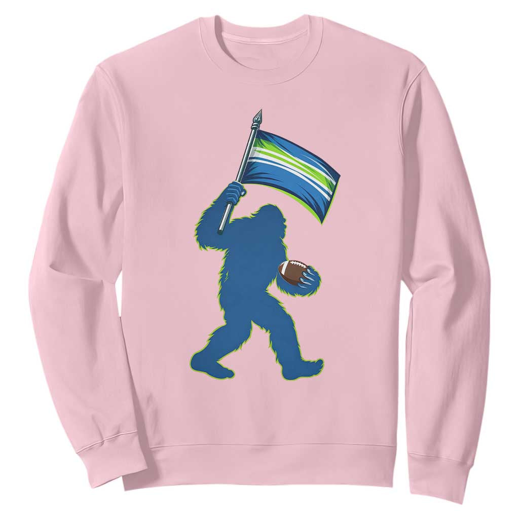 Bigfoot Seattle Sports Fan Sweatshirt Sasquatch 12s Pride Gift TS12 Light Pink Print Your Wear