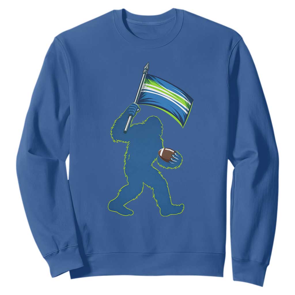 Bigfoot Seattle Sports Fan Sweatshirt Sasquatch 12s Pride Gift TS12 Royal Blue Print Your Wear