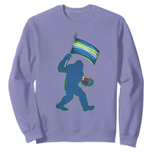 Bigfoot Seattle Sports Fan Sweatshirt Sasquatch 12s Pride Gift TS12 Violet Print Your Wear
