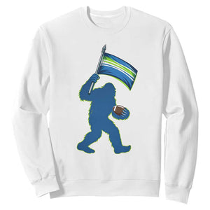 Bigfoot Seattle Sports Fan Sweatshirt Sasquatch 12s Pride Gift TS12 White Print Your Wear