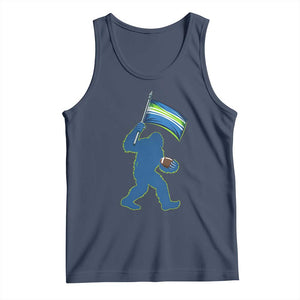 Bigfoot Seattle Sports Fan Tank Top Sasquatch 12s Pride Gift TS12 Navy Print Your Wear