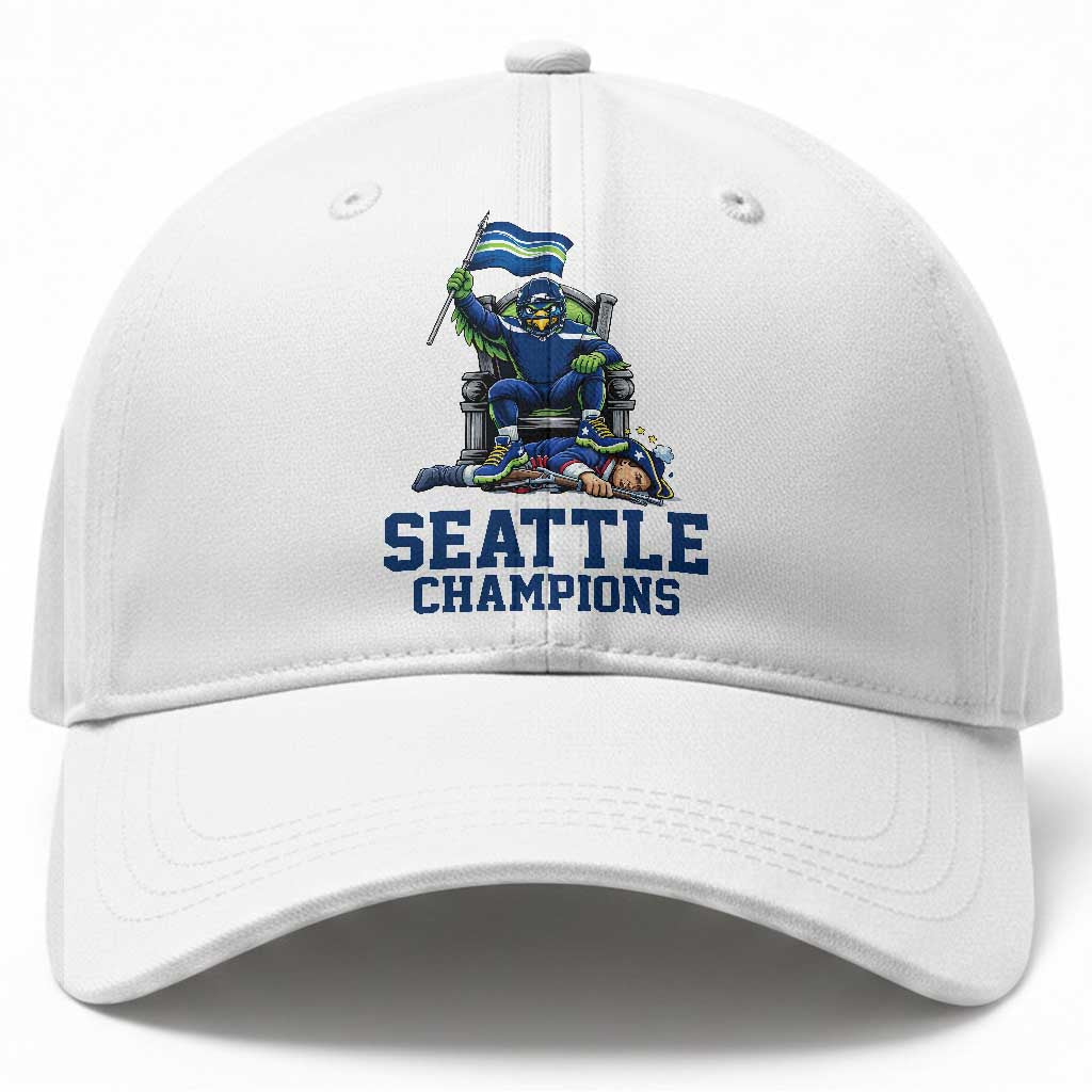 Funny Seattle Clobbers New England Baseball Cap Football Game Day TS12 Print Your Wear
