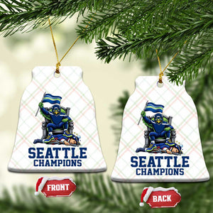 Funny Seattle Clobbers New England Ceramic Ornament Football Game Day TS12 Print Your Wear