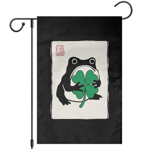 Grumpy Frog Japanese Garden Flag St Patricks Day Gift TS12 Black Print Your Wear