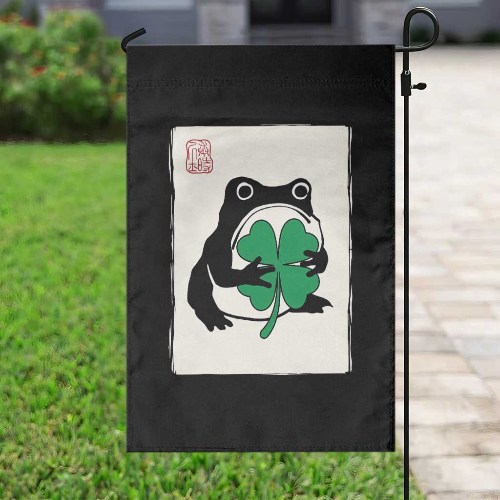 Grumpy Frog Japanese Garden Flag St Patricks Day Gift TS12 Print Your Wear