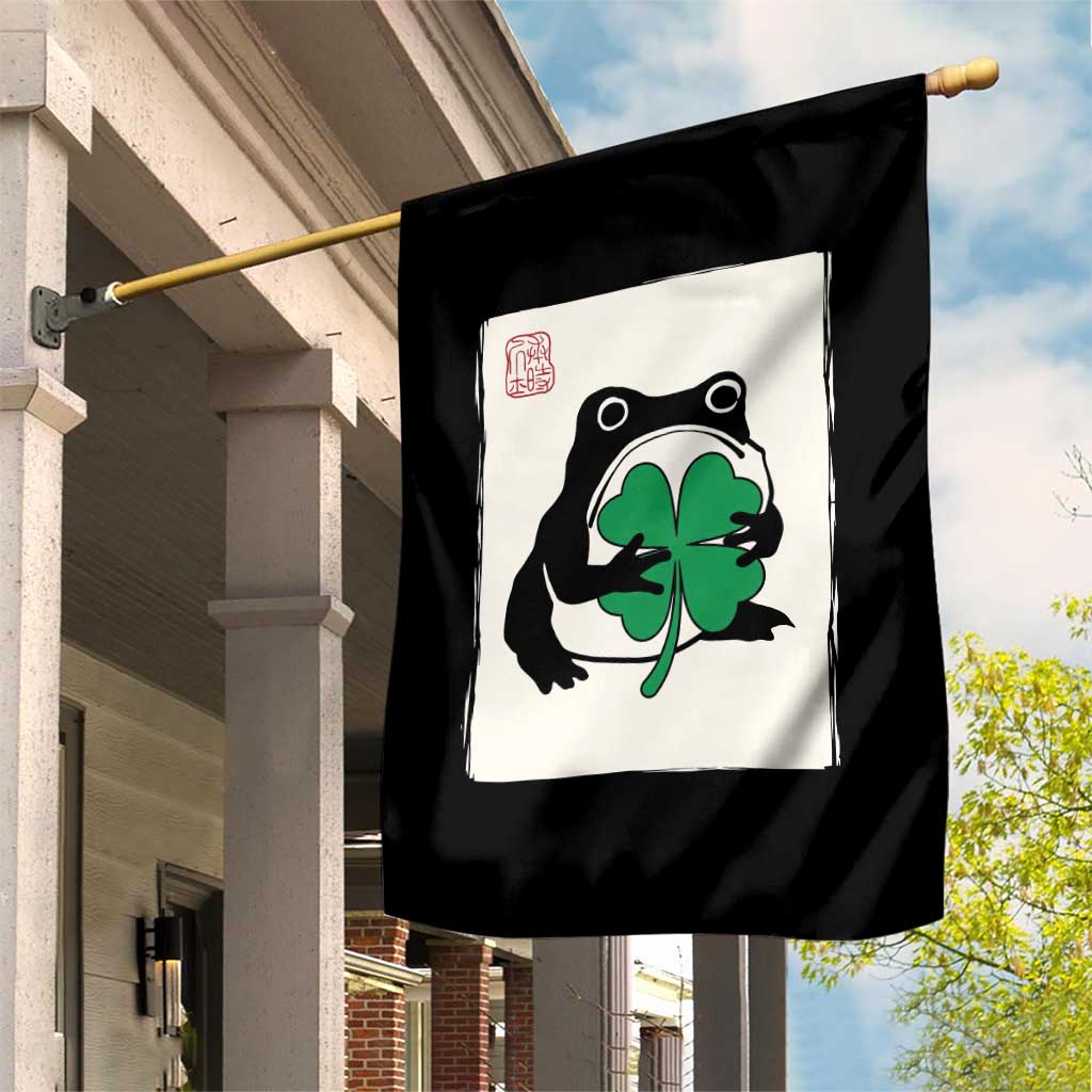 Grumpy Frog Japanese Garden Flag St Patricks Day Gift TS12 Print Your Wear