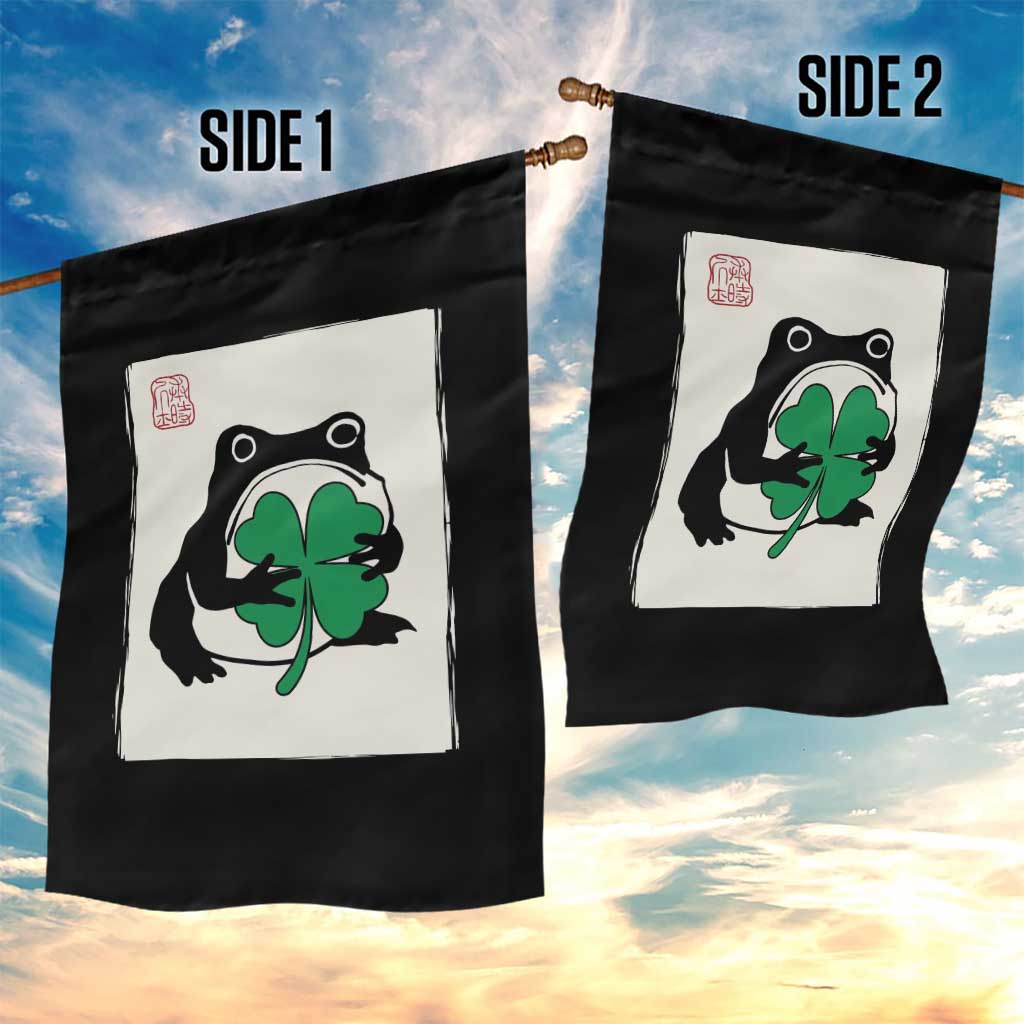 Grumpy Frog Japanese Garden Flag St Patricks Day Gift TS12 Print Your Wear
