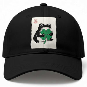 Grumpy Frog Japanese Baseball Cap St Patricks Day Gift TS12 Print Your Wear
