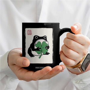 Grumpy Frog Japanese Coffee Mug St Patricks Day Gift TS12 Print Your Wear
