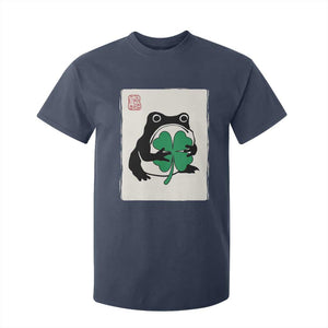 Grumpy Frog Japanese T Shirt For Kid St Patricks Day Gift TS12 Navy Print Your Wear