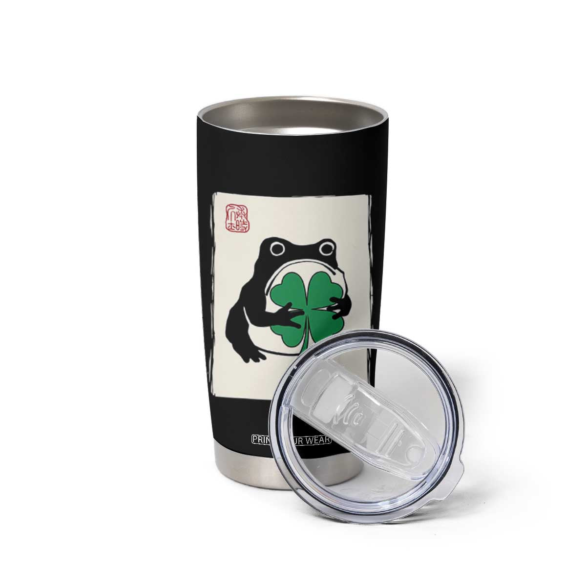 Grumpy Frog Japanese Tumbler Cup St Patricks Day Gift TS12 Print Your Wear