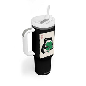 Grumpy Frog Japanese Tumbler With Handle St Patricks Day Gift TS12 Print Your Wear