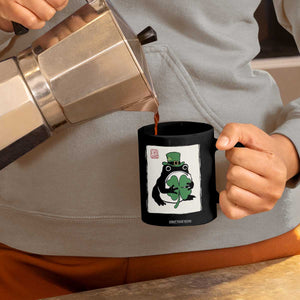 Vintage Japanese Grumpy Frog Coffee Mug Lucky St Paddys Day TS12 Print Your Wear