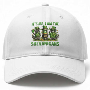 I Am The Shenanigans Baseball Cap Funny Irish Raccoon St Patricks Day TS12 Print Your Wear