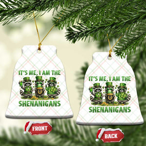 I Am The Shenanigans Ceramic Ornament Funny Irish Raccoon St Patricks Day TS12 Print Your Wear