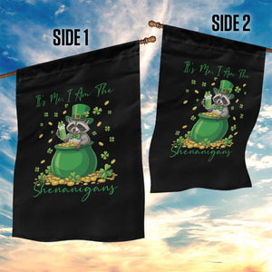I Am The Shenanigans Garden Flag Funny Irish Raccoon TS12 Print Your Wear