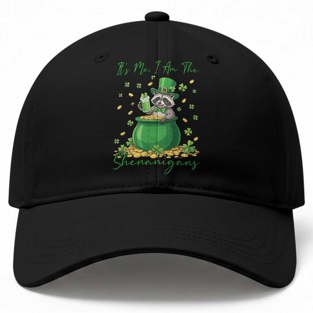 I Am The Shenanigans Baseball Cap Funny Irish Raccoon TS12 Print Your Wear