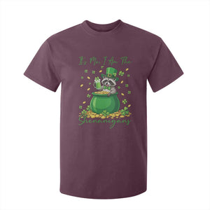 I Am The Shenanigans T Shirt For Kid Funny Irish Raccoon TS12 Maroon Print Your Wear