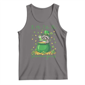 I Am The Shenanigans Tank Top Funny Irish Raccoon TS12 Deep Heather Print Your Wear