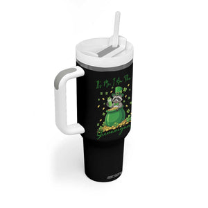 I Am The Shenanigans Tumbler With Handle Funny Irish Raccoon TS12 Print Your Wear