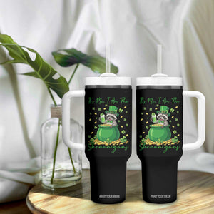 I Am The Shenanigans Tumbler With Handle Funny Irish Raccoon TS12 Print Your Wear