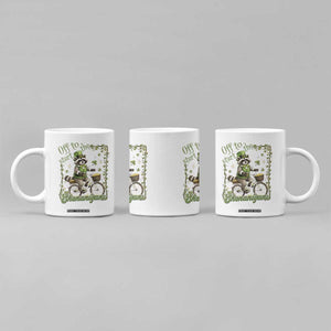 Funny Irish Raccoon Driver Coffee Mug Off To Start The Shenanigans TS12 Print Your Wear