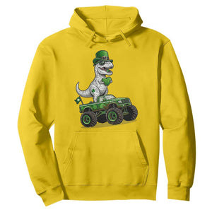 Funny St Patricks Day Dinosaur Truck Hoodie Lucky Dino Gift TS12 Daisy Print Your Wear
