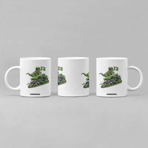 Funny St Patricks Day Dinosaur Truck Coffee Mug Irish Holiday Gift TS12 Print Your Wear