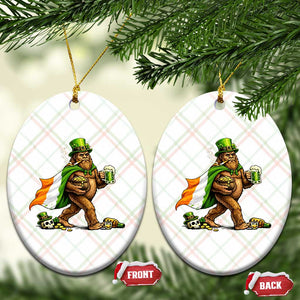 Funny St Patricks Day Bigfoot Ceramic Ornament Mythical Party Gift TS12 Print Your Wear