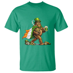 Funny St Patricks Day Bigfoot T Shirt Mythical Party Gift TS12 Irish Green Print Your Wear