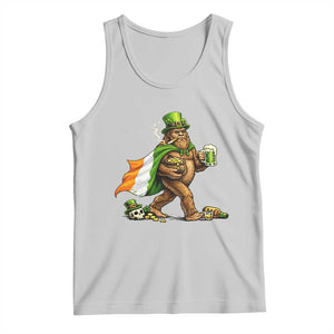 Funny St Patricks Day Bigfoot Tank Top Mythical Party Gift TS12 Ash Print Your Wear