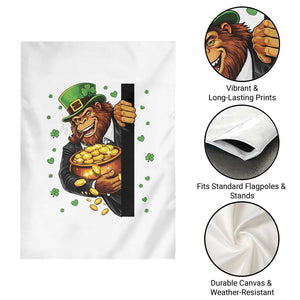 Funny St Patricks Day Bigfoot Garden Flag Irish Revelry Gift TS12 Print Your Wear
